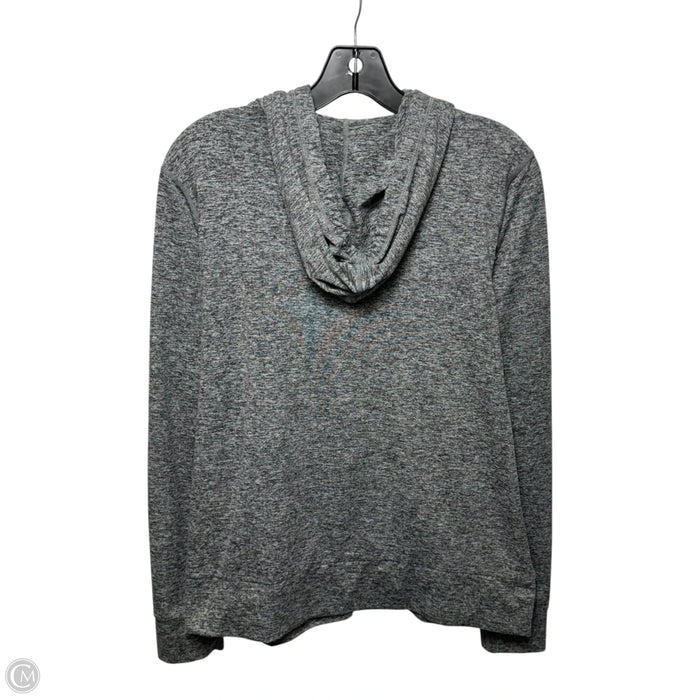 Athletic Sweatshirt Hoodie By Vuori In Grey, Size: L