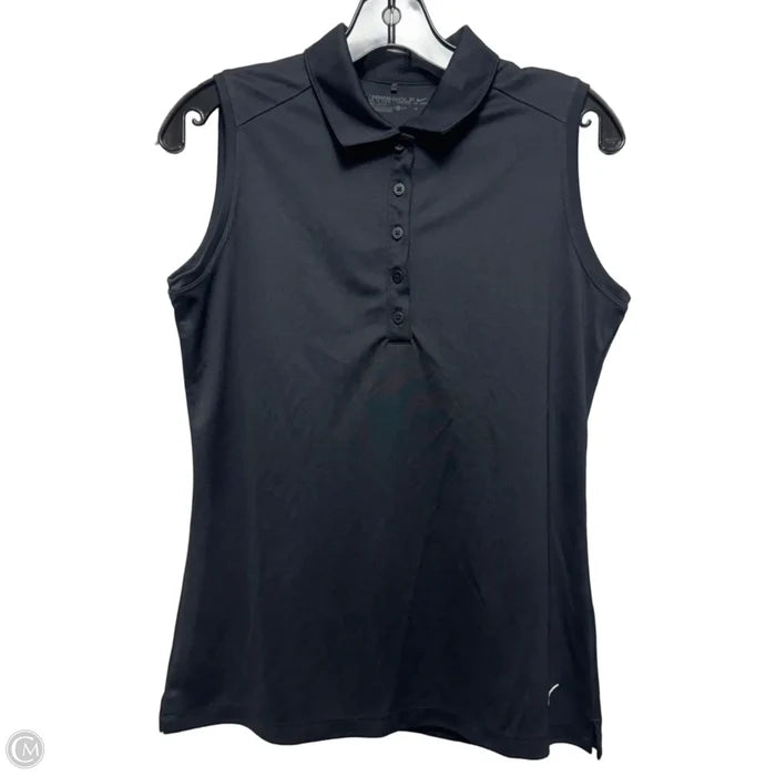 Athletic Tank Top By Nike Apparel In Black, Size: M