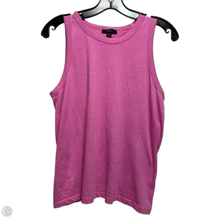 Athletic Tank Top By J. Crew In Pink, Size: M