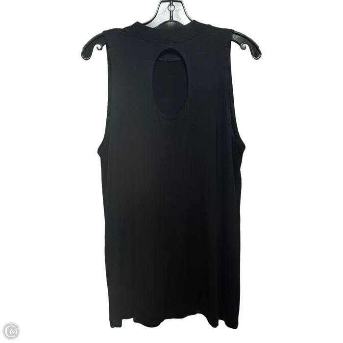 Athletic Tank Top By John Eshaya In Black, Size: M