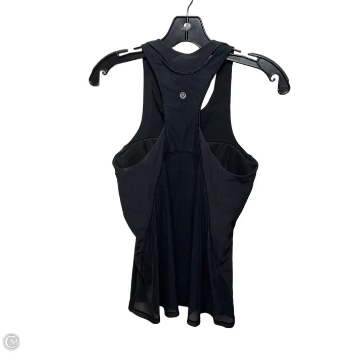 Athletic Tank Top By Lululemon In Black, Size: 8