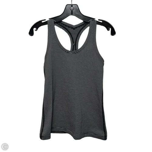 Athletic Tank Top By Lululemon In Striped Pattern, Size: M ESTIMATED