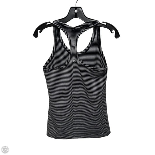 Athletic Tank Top By Lululemon In Striped Pattern, Size: M ESTIMATED