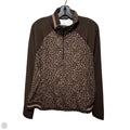 Athletic Top Long Sleeve Collar By T By Talbots In Brown, Size: Xl