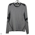 Athletic Top Long Sleeve Crewneck By Cmc In Black & White, Size: L