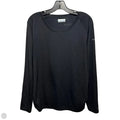 Athletic Top Long Sleeve Crewneck By Columbia In Black, Size: M