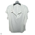 Athletic Top Short Sleeve By Athleta In White, Size: 1x
