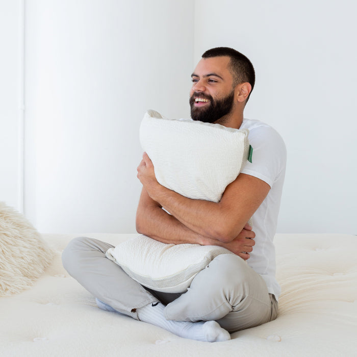 Avocado Green Mattress Molded Latex Pillow firm side sleepers