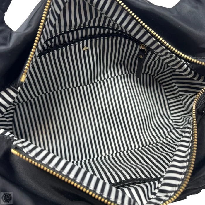 Bedazzled Bow Nylon Handbag Designer By Kate Spade, Size: Medium