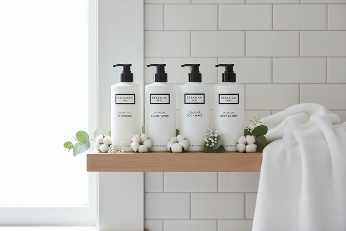 Beekman 1802 Fresh Air  Collection - Shampoo, Conditioner, Body Wash & Lotion Bundle