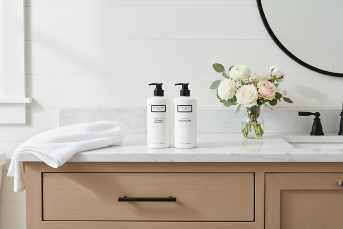 Beekman 1802 Luxury Shampoo and Conditioner Fresh Air Hair cre products