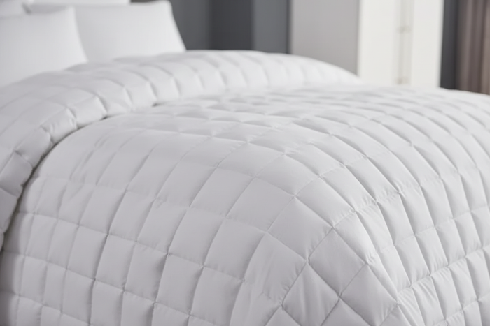 Best Western Soft Stitch Lightweight Blanket - King, soft and durable lightweight king blanket on bed.