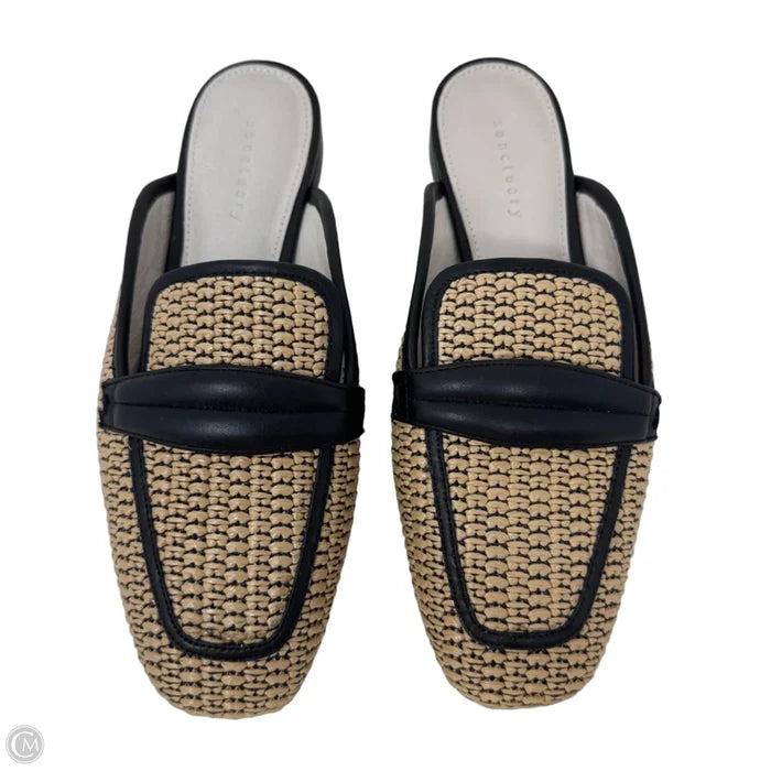 Big Deal Woven Loafer Mules By Sanctuary In Tan, Size: 7.5