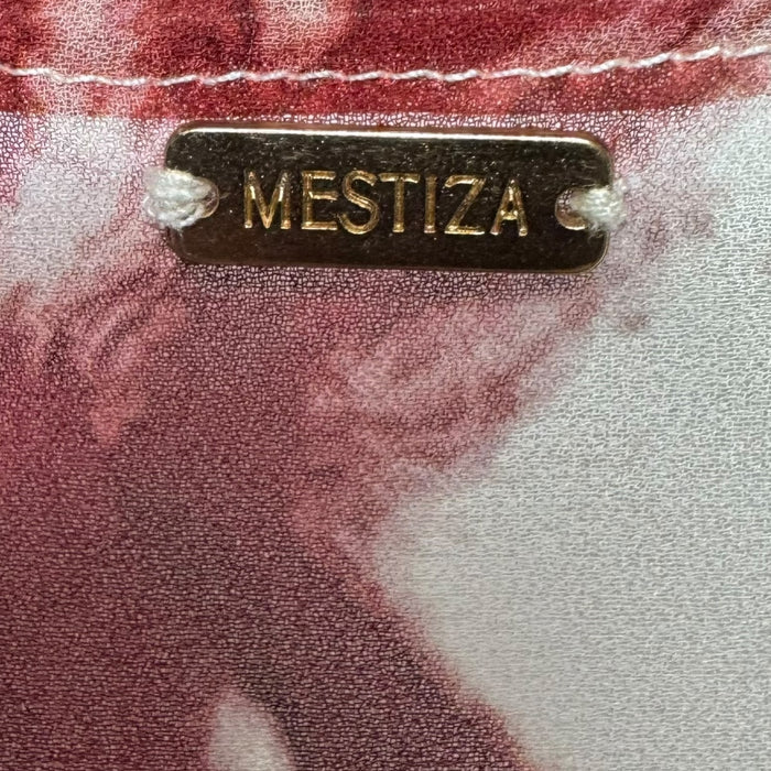Bimini Ruffle Caftan Midi Dress By Mestiza In Floral Print, Size: S