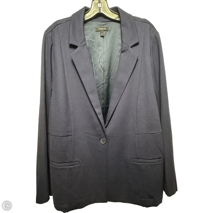 Blazer By Torrid In Navy, Size: 3x