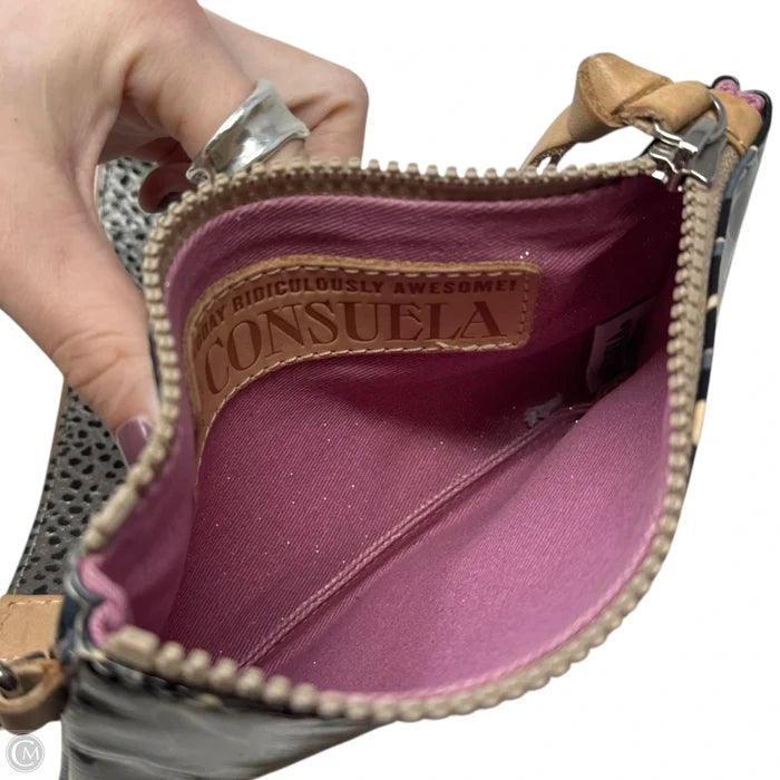 Blue Jag Wristlet Leather By Consuela, Size: Small