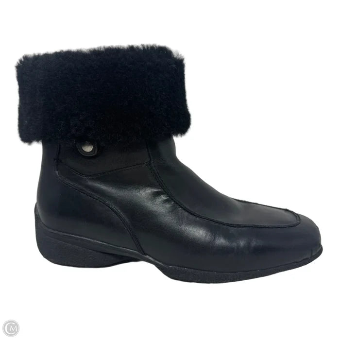 Boots Ankle Flats By Santana Canada In Black, Size: 10