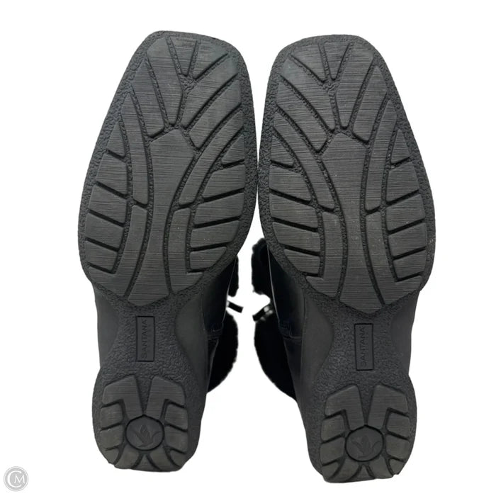Boots Ankle Flats By Santana Canada In Black, Size: 10