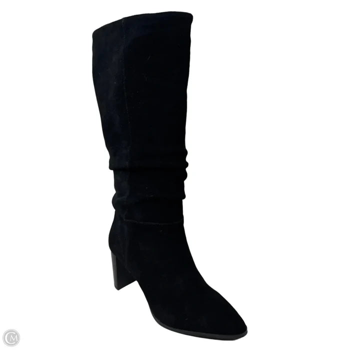 Boots Knee Heels By Essex Lane In Black, Size: 8