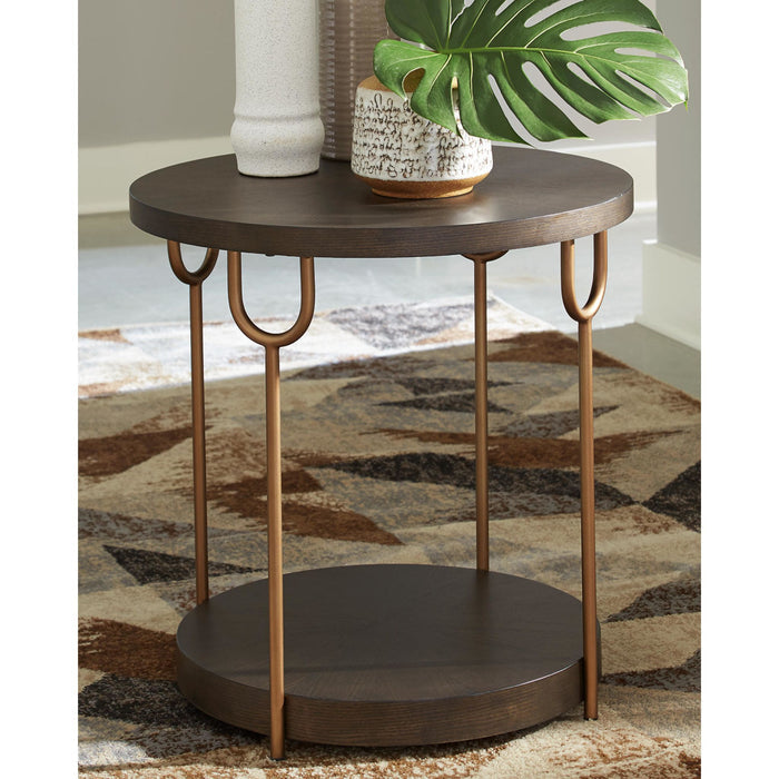 Brazburn Round End Table