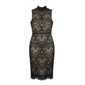 Burke Lace Illusion Cocktail Dress By BHLDN X Anthropologie In Black, Size: 14
