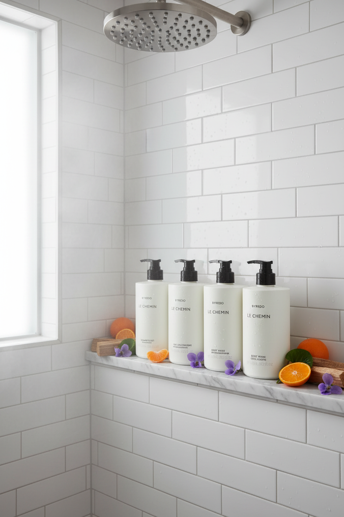 Byredo Le Chemin Shampoo Conditioner Shower Gel and Lotion
