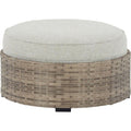 Calworth Outdoor Ottoman with Cushion