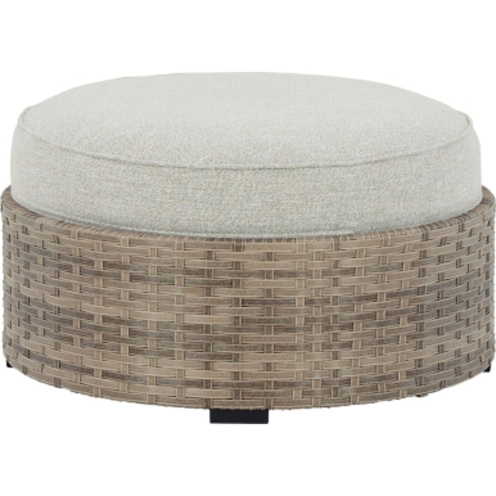 Calworth Outdoor Ottoman with Cushion