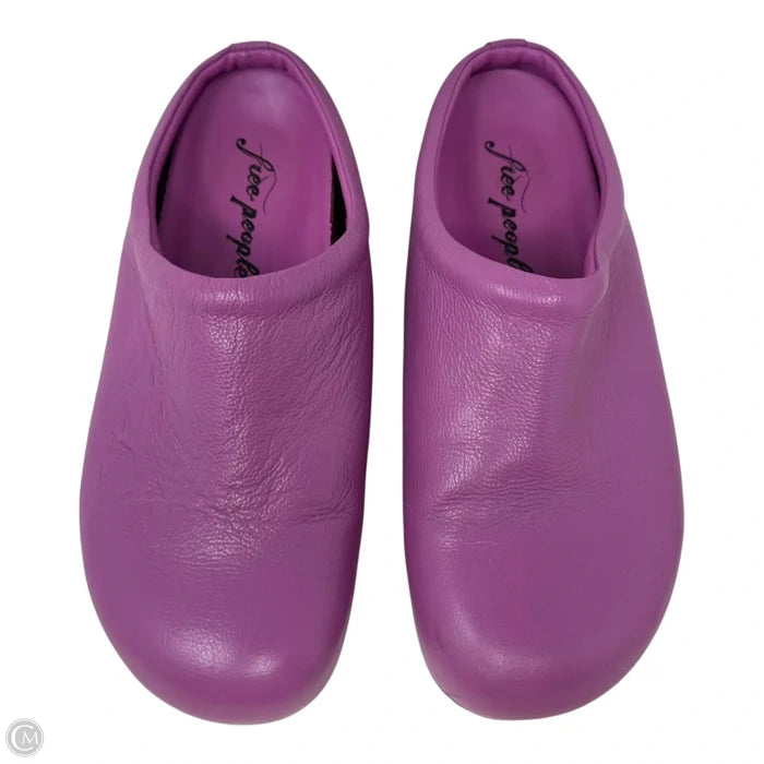 Cambria Clog Shoes Flats By Free People In Purple, Size: 10.5 (41)