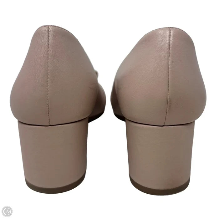Cap Toe Block Heel Shoes Designer By Kate Spade In Pink, Size: 9.5