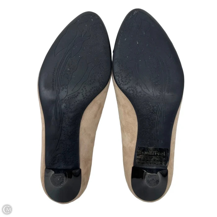 Cap Toe Shoes Heels Kitten By Beautifeel In Black & Cream, Size: 8