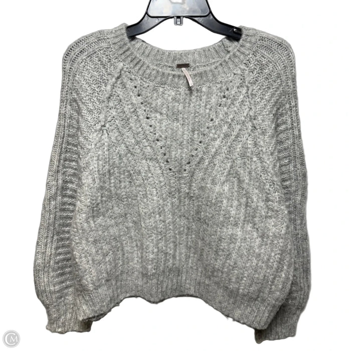 Carter Pullover Sweater By Free People In Grey, Size: S