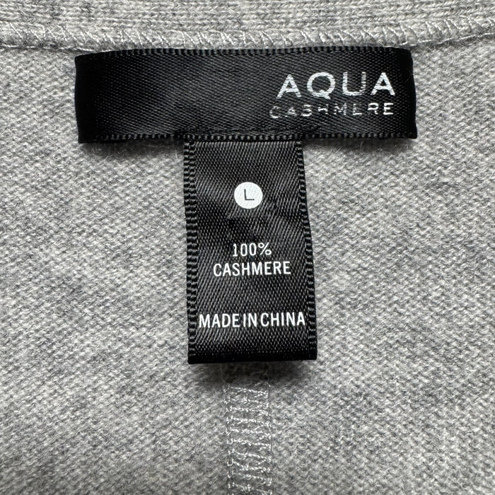Cashmere Color Block Sweater By Aqua In Multi-colored, Size: L