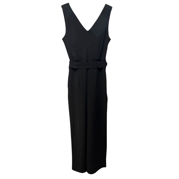 Cathy Structured Cropped Jumpsuit By Anthropologie In Black, Size: XS