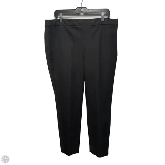 Chatham Ankle Pants Dress By Talbots In Black, Size: 16