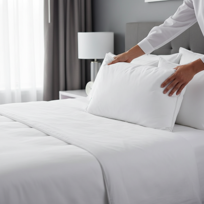 Choice Hotels King Blue Label Firm Pillow at home Pillowsbest pillows comfortable washable pillows