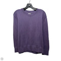 Classic Cotton-Cashmere Crew Neck Sweater By L.L. Bean In Purple, Size: L