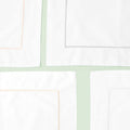 Classic Hotel 300 Thread Count Oxford Pillowcase Pair with Coloured Embroidery