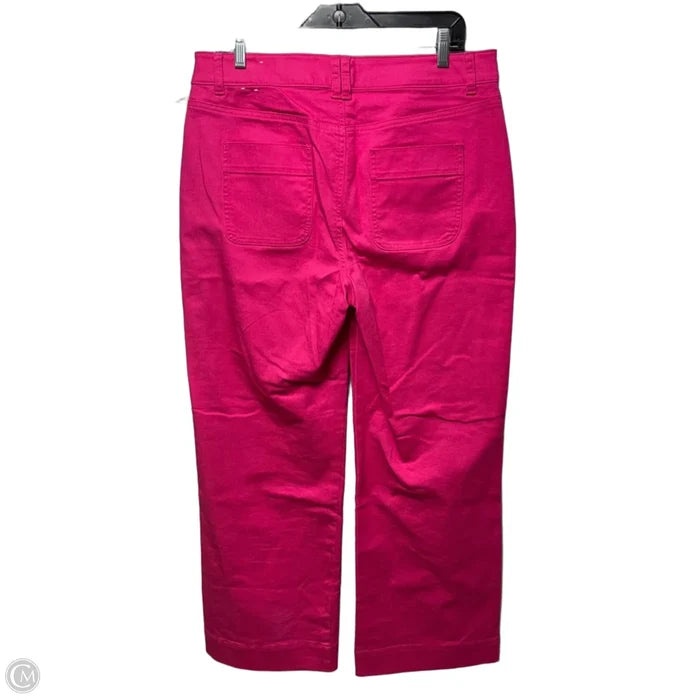 Classic Jean Trouser Jeans By Talbots In Pink, Size: 12