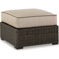 Coastline Bay Outdoor Ottoman with Cushion