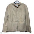 Coat Faux Fur & Sherpa By Alfani In Tan, Size: S