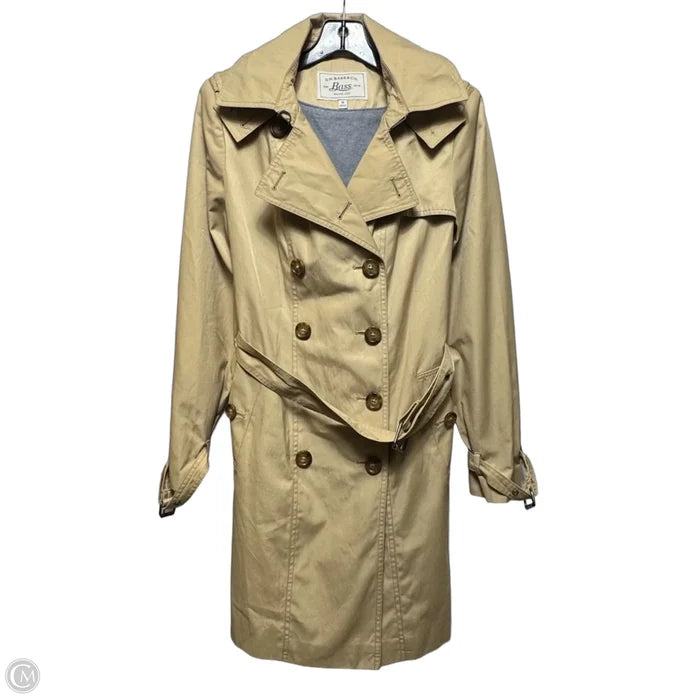 Coat Trench Coat By Gh Bass And Co In Tan, Size: M