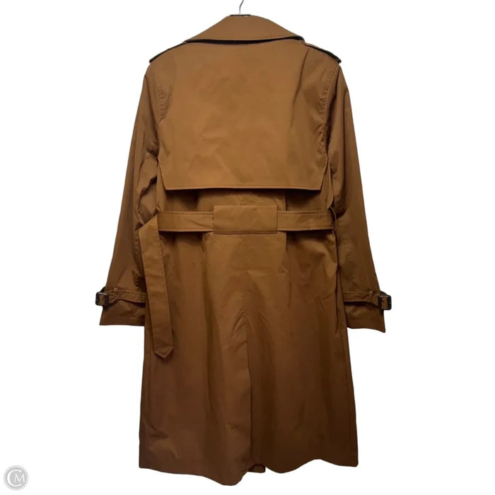 Coat Trench Coat By Sam Edelman In Brown, Size: L