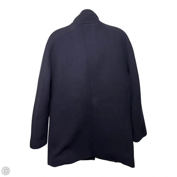 Cocoon Coat Stadium Cloth By Nello Gori By J. Crew In Navy, Size: M ESTIMATED
