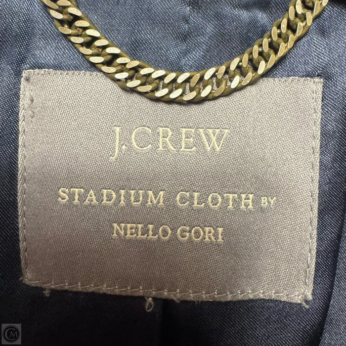 Cocoon Coat Stadium Cloth By Nello Gori By J. Crew In Navy, Size: M ESTIMATED