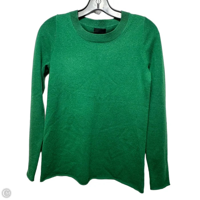 Collection Italian Cashmere Sweater By J. Crew In Green, Size: XS