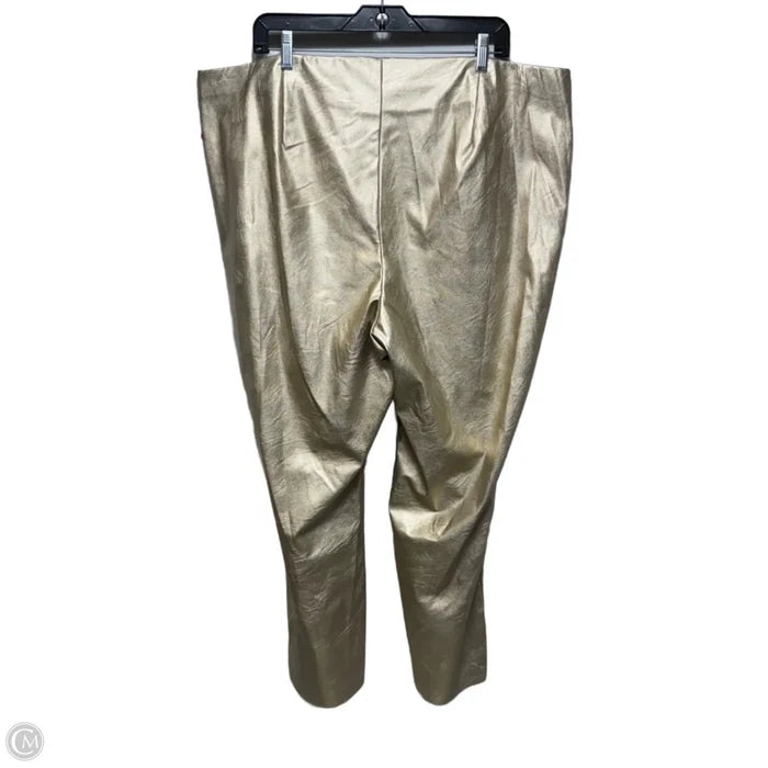 Confetti Ready Pants By Vince Camuto In Soft Gold, Size: 18