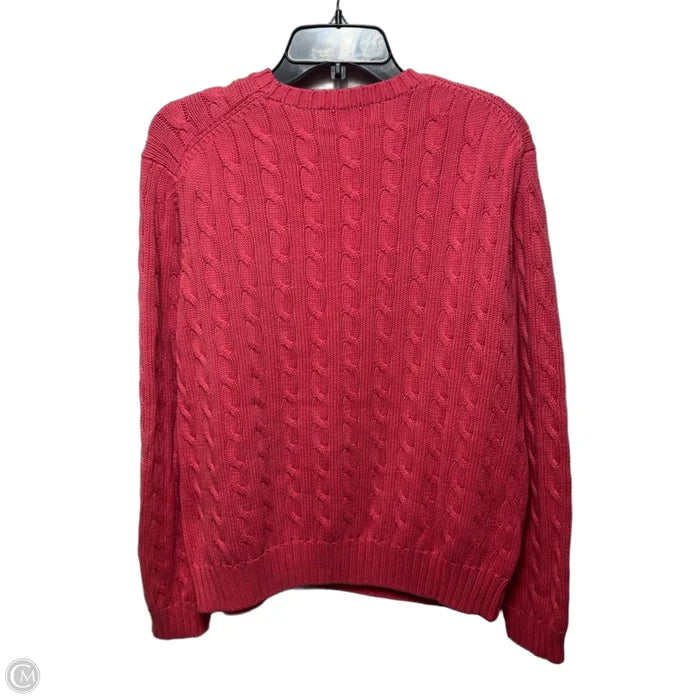 Cotton Sweater By Vineyard Vines By Shep and Ian In Coral, Size: M