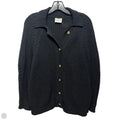 Cotton Sweater Cardigan By Wrap London In Grey, Size: 10