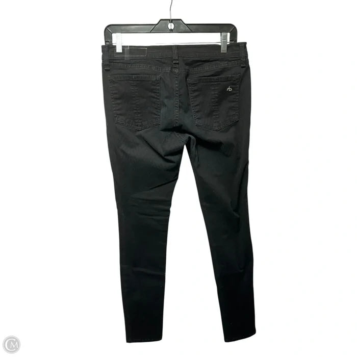 Coupe Skinny Chevron Ombré Jeans By Rag And Bone In Black, Size: 8/29
